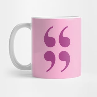 QUOTATION MARKS Scott Pilgrim Mug